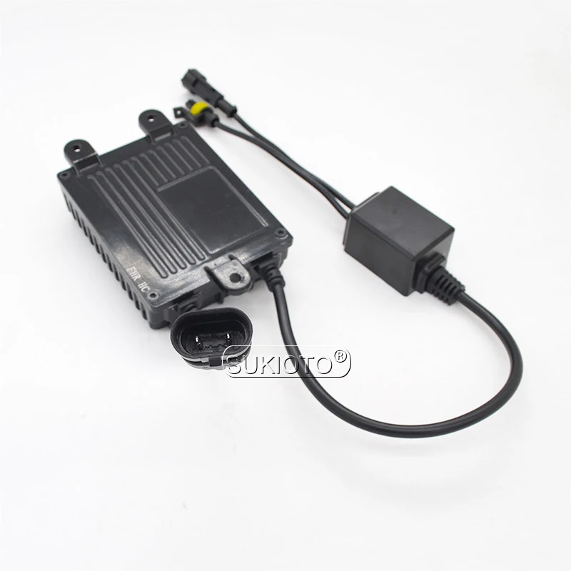 SUKIOTO High Power 12V 100W H4 HiLo HID Xenon Bulb Kit HID Slim Digital Ballast Ignition H4-3 Bi-Xenon Headlight Kit Car Syling (3)