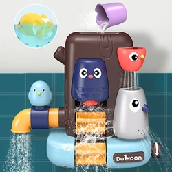 Jouets de bain pour bébé, douche, éléphant oiseau jet d'eau, jouet de natation, canard d'horlogerie mignon pour enfants 