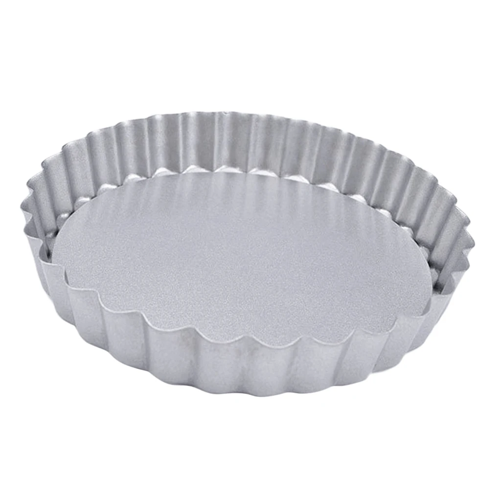 Non Stick Tart Tin Quiche Tartlet Tart Pastries Custard Pans Round Tart Pan
