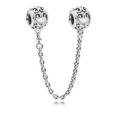KAAOER 925 пробы Silver11 Радуга Сердце рифма розовое золото классический логотип безопасности цепи темперамент подарок девушке