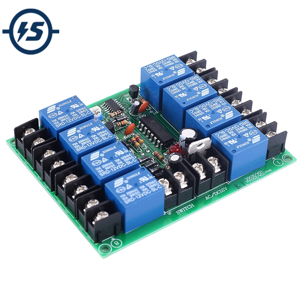 Power Time Sequence Board 0.24s Adjustable Sequential Controller