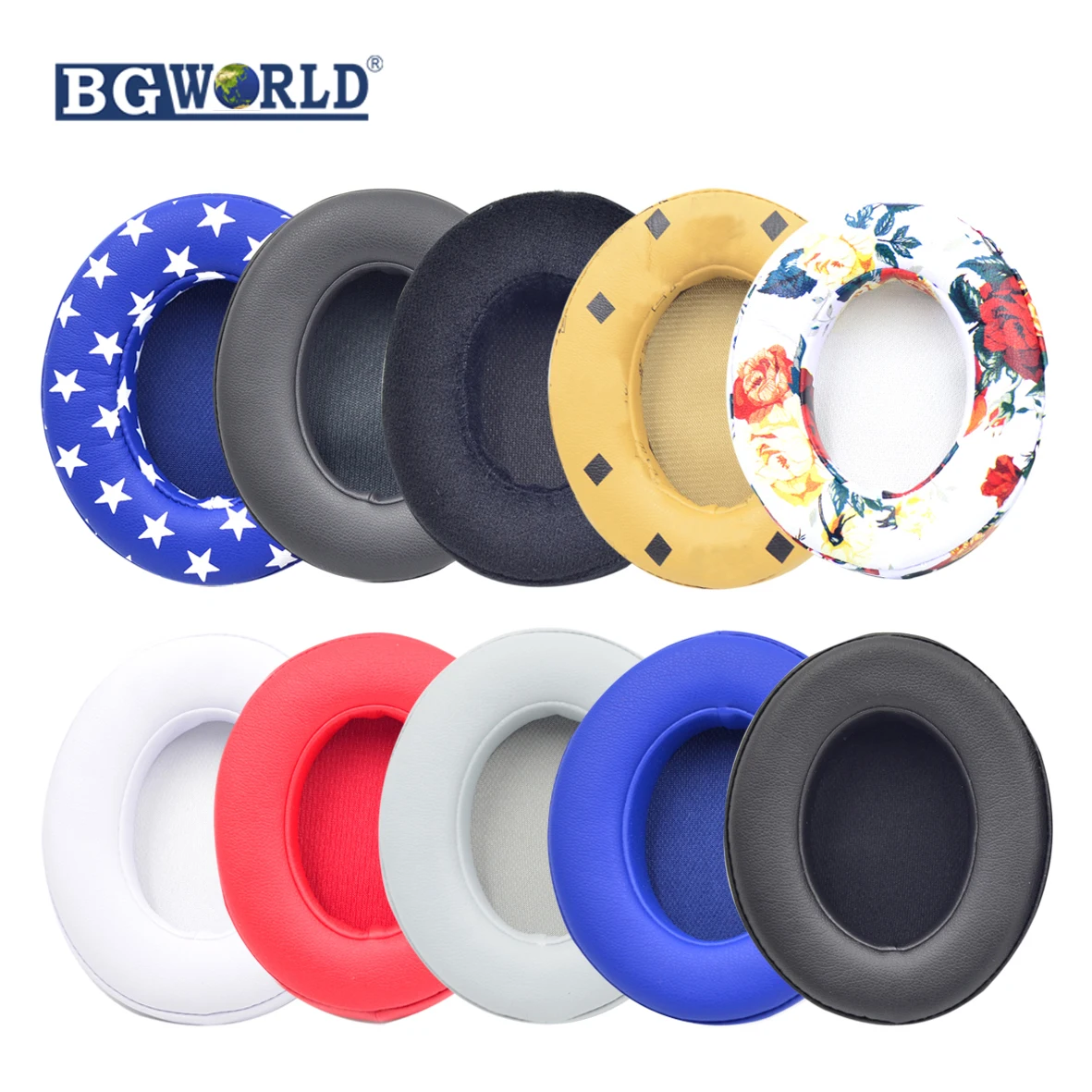 

BGWORLD New Ear Pads Protein Leather Replacement for Beats Studio 2.0 Studio 3.0 Wireless and Wired headphone