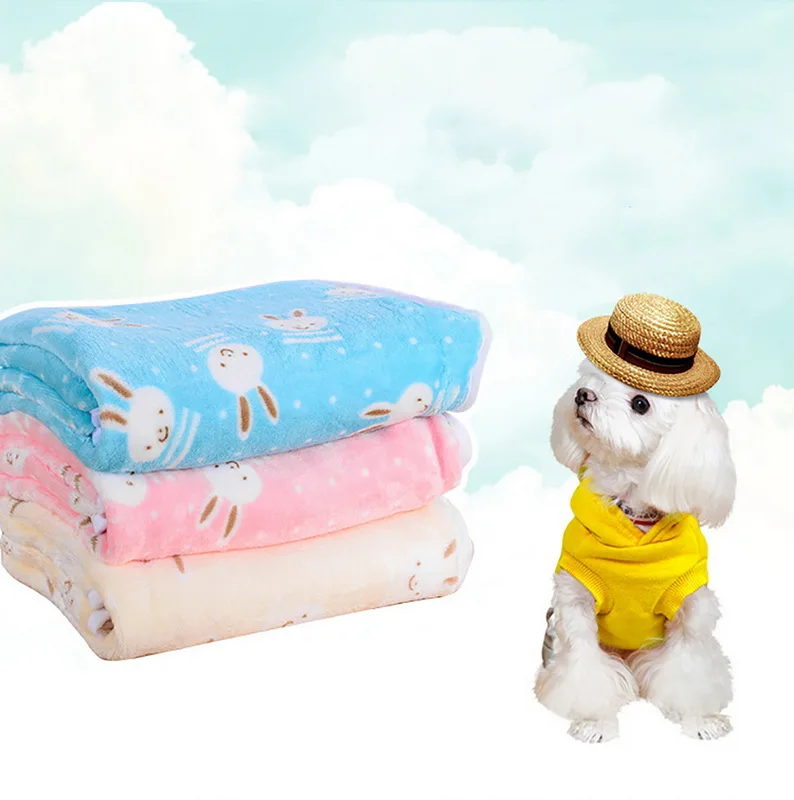 Hoomall мягкий коралловый флисовый для питомца покрывало собаки дышащий коврик