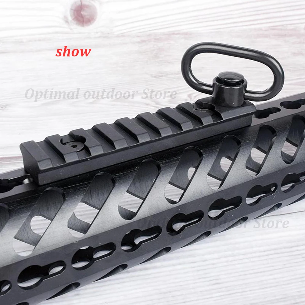 TOtrait Tactical QD Слинг поворотный 8 Слот Keymod рейка Пикатинни Вивер рейка с Слинг поворотный адаптер-ключ Пистолет Аксессуары