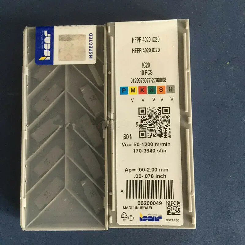 ISCAR 10 шт. карбидные вставки HFPR 4020 IC20