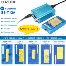 T12A-X3 паяльная станция комплект инструмент для ремонта материнской платы для iPhone11 pro X XS MAX мобильный телефон процессор NAND Отопление разборка Platfo