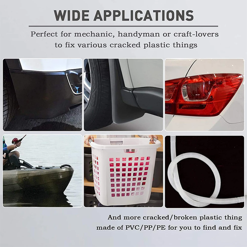 20/50/100Pcs Plastic Welding Rods Set 20cm PP/PE/PVC/ABS Polypropylene Welding Sticks Car Bumper Repair Tools For Plastic Welder 2