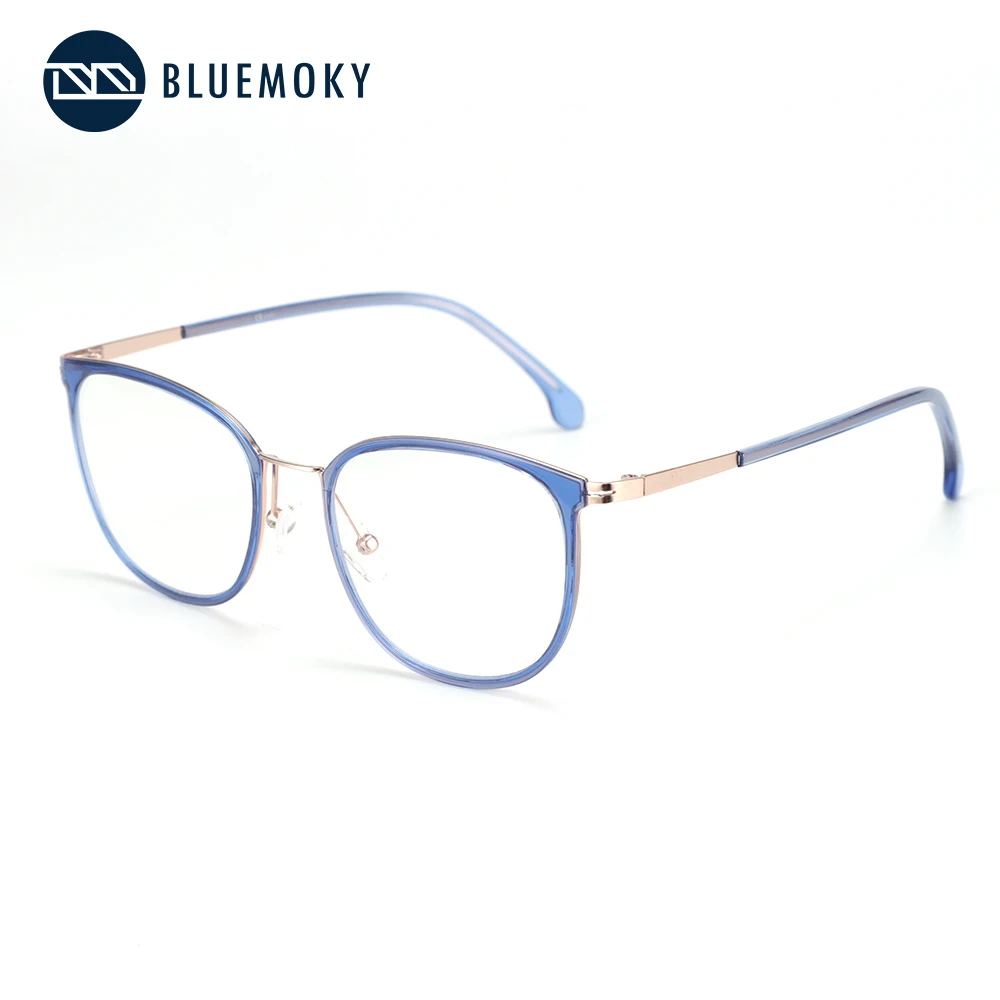

BLUEMOKY Eye Glasses Frames For Women Anti Blue Light Glasses Computer Glasses Fashion Optical Myopia Hyperopia Women Eyewear