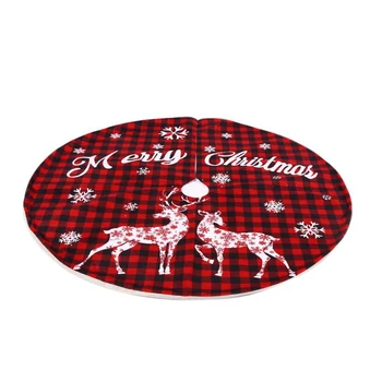 

Christmas Tree Skirt , Carpet Christmas Tree Skirt Floor Mat Cover for Christmas Tree Decoration New Year Home Supplies