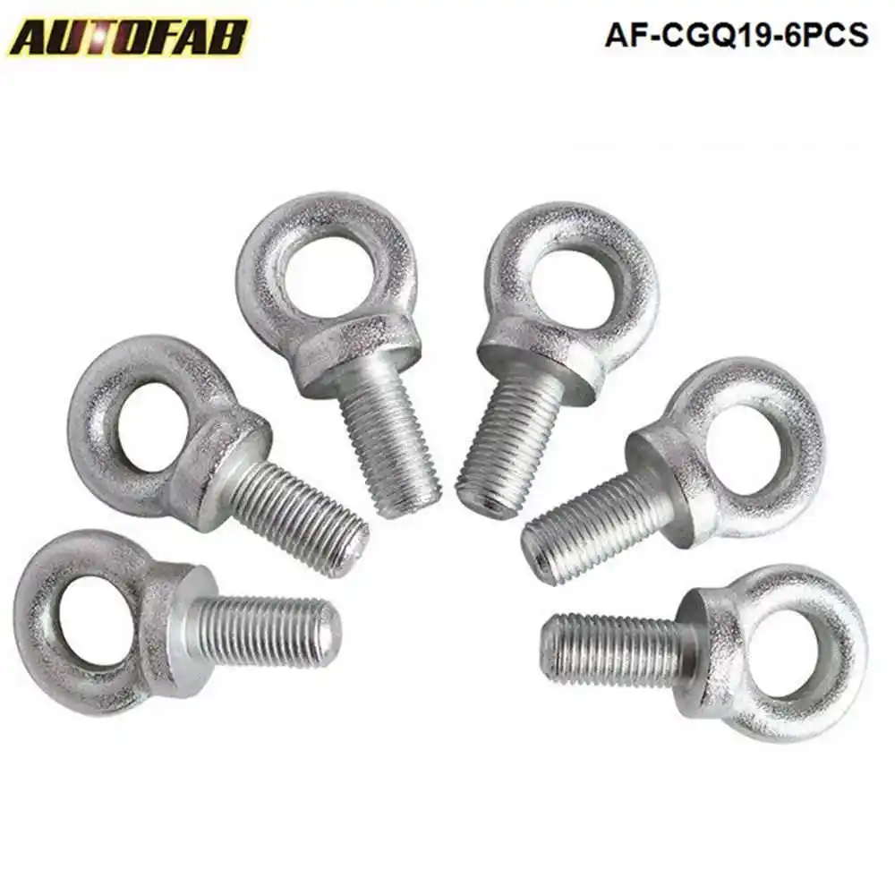SeatHarnessEyeBoltssize716SetOf6PCSForRacingSeatSafety