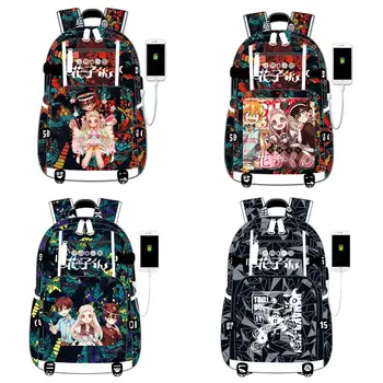 

Anime Toilet-bound Jibaku Shounen Hanako Kun Cosplay Backpack Student School Shoulder Bag Laptop Travel Rucksack Gift