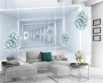 

Classic 3d Wallpaper 3d Extended Space Cube Float HD Digital Printing Moisture-proof Wall paper