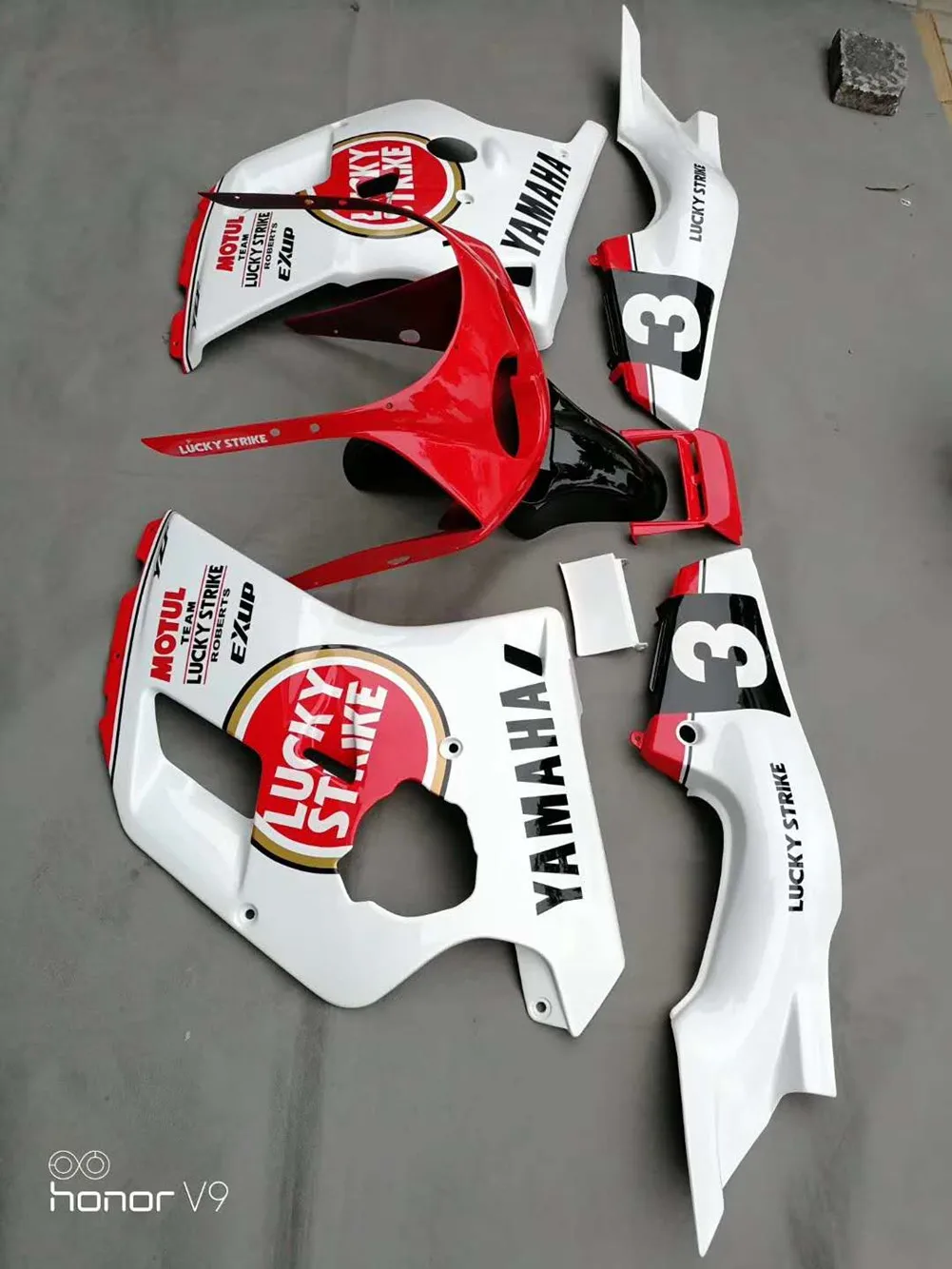 FZR250 FZR250R 3LN-1 обтекатель кузова рамка Комплект двойные фары боковые защитные крылья от Yamaha FZR 250R 3LN