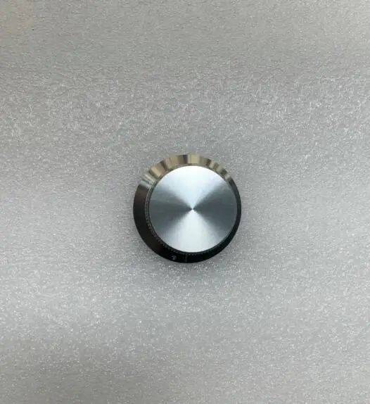 1pcs D44*h25 Knurled Full Aluminum Volume Knob Amplifier Knob Silver