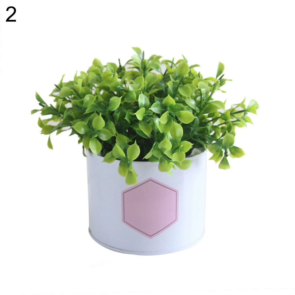 Hot Mini Artificial Plant Eucalyptus Grass Bonsai Living Room Party Desk Decor Artificial Plants