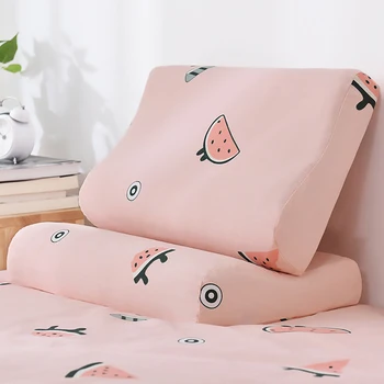 

Beautiful Soft Pillow Cases Slowly Rebound Memory Foam Space Pillow Cases Neck Healthcare Memory Pillow Case Latex Pillowcase