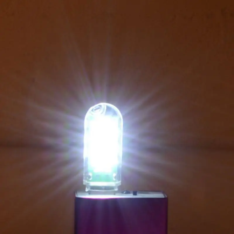 Mini 3 LED USB Night Light Pocket Lamp For PC Laptop