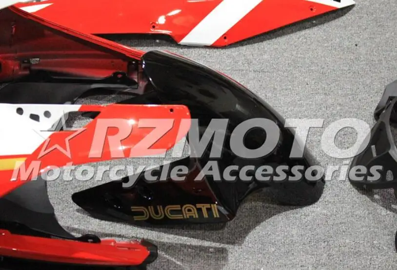 4 бесплатные подарки ABS литьевая форма обтекатели комплект подходит для Ducati 899 1199 Panigale 2012 2013 12 13 14 красный черный белый