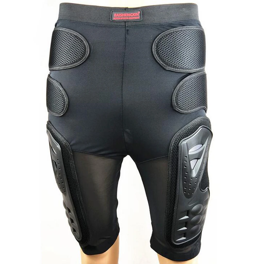 Skiing Racing Armor Pads Hips Legs Protector Short Pants Durable Universal Fits for Bicycle Motorcycle 
