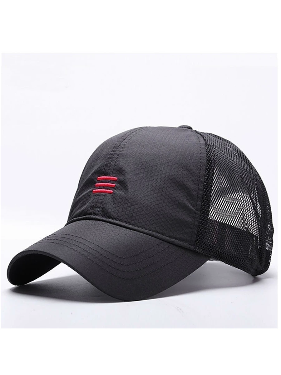 Big Head Man Plus Size Baseball Cap Men Summer Thin Fabric Mesh Sun Hat Male Snapback Hats M 55-59cm L 60-64cm baseball caps baseball cap