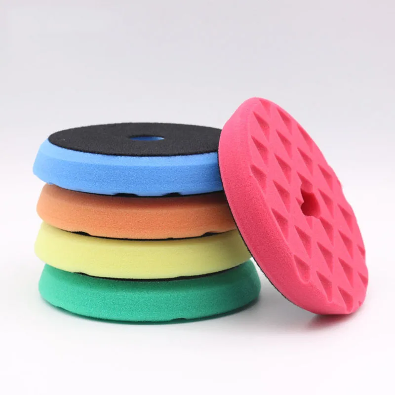 5 Inch Car Polishing Pad Hypotenuse Triangle Sponge Buffing Pads Car Polisher Machine Waxing Buffing Paint Care Disco De Pulido|Polishing Disc| - AliExpress