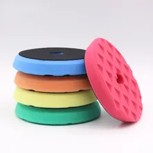 5 pulgadas De abrillantado para coche Pad hipotenusa esponja triangular Pulido almohadillas máquina del pulidor De coche cera Pulido pintura cuidado De Disco De Pulido