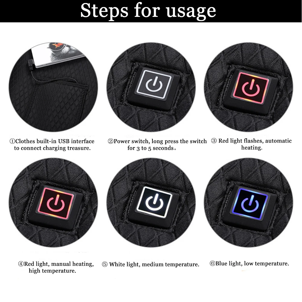 Мужская мотоциклетная жилетка для мотоциклистов, уличная USB Инфракрасная нагревательная жилетка, зимняя гибкая электрическая тепловая одежда, жилетка