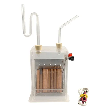 다이어프램 전해조, 전해 포화 바닷물 화학 기구 실험 교육 시연