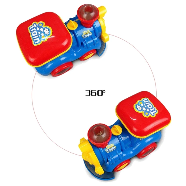 Go Steam Train Locomotive for Kids - Classic Battery Operated Toy Engine Car with Smoke, Lights and Sound (Realistic Water Vapor 4