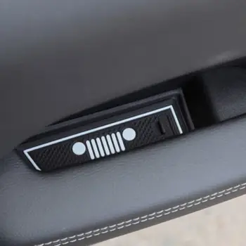 

19PCS Car Door Mat Pad Cover Slot Cup Holder Waterproof For Jeep Wrangler JL2018
