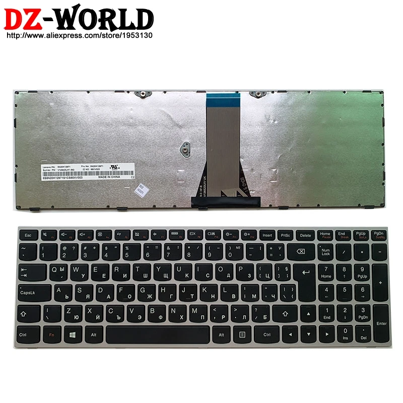 Новая/Оригинальная клавиатура для ноутбука lenovo Ideapad 300-15 ISK 300-17ISK 500-15ACZ series 5N20K12971
