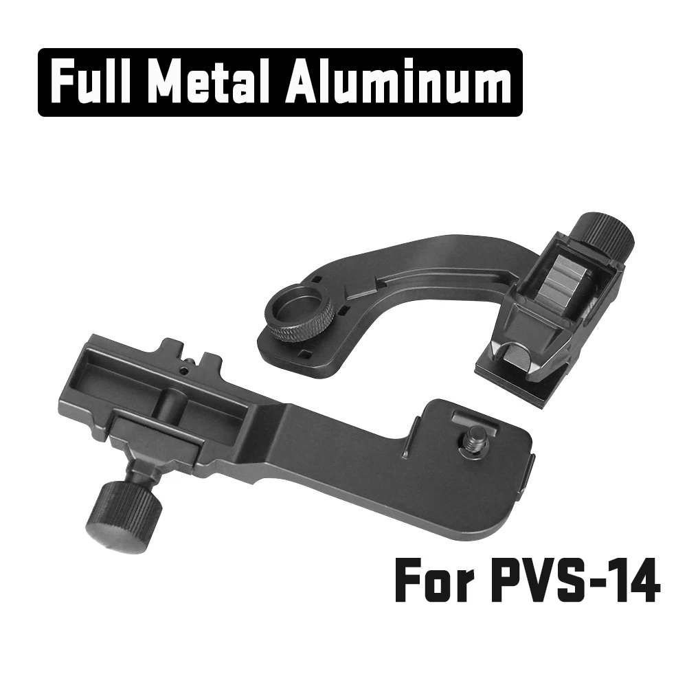 Ppt Vendita Calda Di Alluminio Pvs-14 Nvg Mount Set Helmet Mount Tactical Scope Mount Per La Visione Notturna Hk24-0209