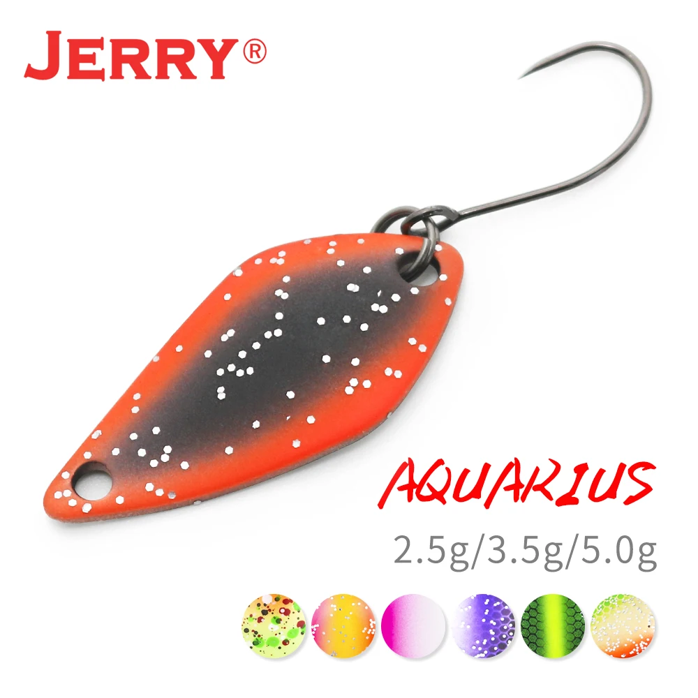 Jerry Aquarius 2.5g 3.5g 5g маленькие микро рыболовные ложки форель ложка приманка Спиннер