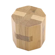 Милая детская деревянная интеллектуальная игрушка, китайская логическая игра, 3D IQ головоломка для детей, детские игрушки для взрослых для детей, модельное здание
