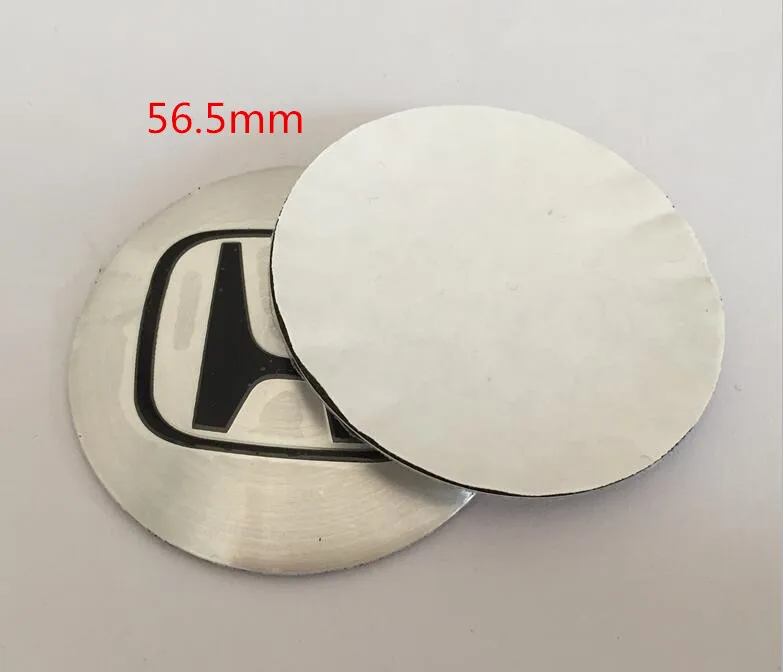 56mm silver black 4 шт. 56 мм 60 мм 65 мм 68 мм центральный колпак на колесо автомобиля значок пылезащитные Чехлы эмблема наклейка автомобиль аксессуары для укладки - Название цвета: 56mm silver black