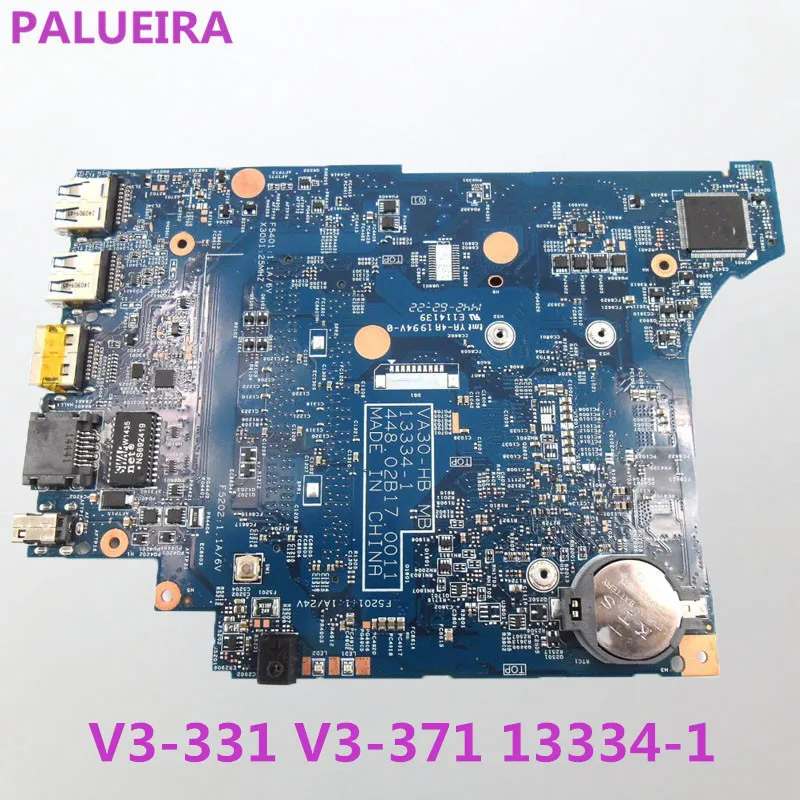 PALUBEIRA материнская плата для ноутбука Acer Aspire V3-331 V3-371 VA30-HB 13334-1 с Процессор 448.02B15.0011