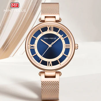 

MINIFOCUS Top Luxury Brand Women Watches Ladies Quartz Watch Lover Girl Wristwatches Clock Female Relogio Feminino Montre Femme