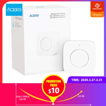 

Aqara Wireless Mini Switch A key control Button for Smart Home Devices emergency call button Compatible with Apple HomeKit