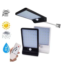 48 Светодиодный садовый солнечный светильник, светильник безопасности, уличный прожектор, точечный светильник, настенный светильник для гаража, уличные прожекторы