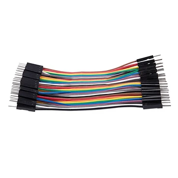 

New 5X 40pcs 10cm Male To Male Dupont Wire Jumper Cable for Arduino Breadboard