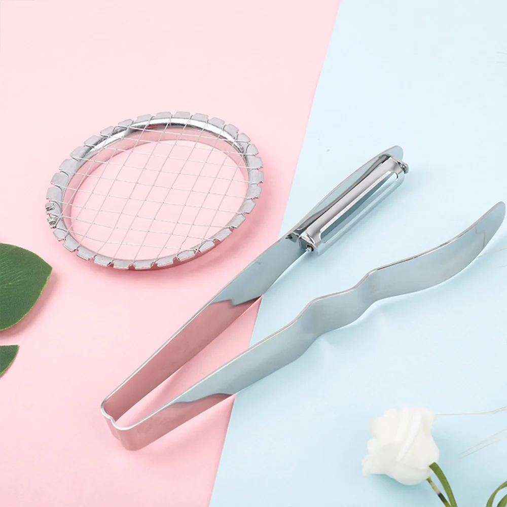 Бытовая Удобная спаржа строгание овощей Овощечистка для чеснока резка картофеля