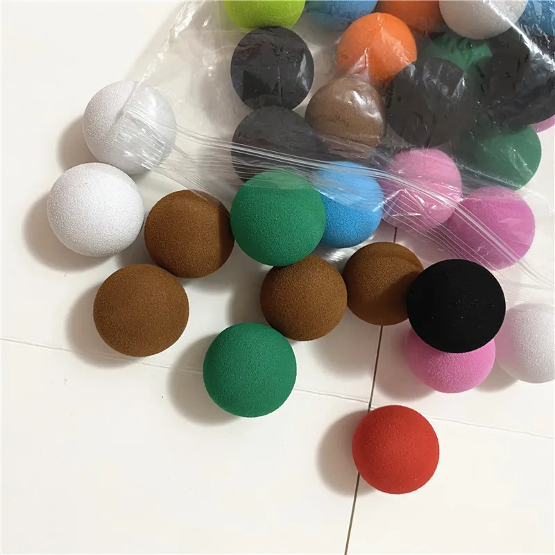 30mm EVA Foam Soft Sponge Balls Golf/Tennis Training for Indoor Golf Practice Ball 20pcs golf balls