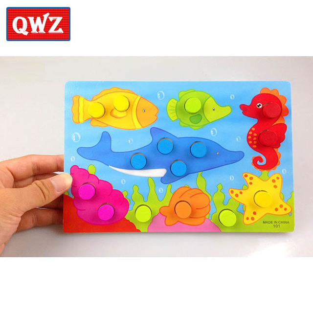 New Montessori Educational Wooden Toys Geometric Shape Cognition Puzzle Toys Math Toys Early Educational Toys for Children