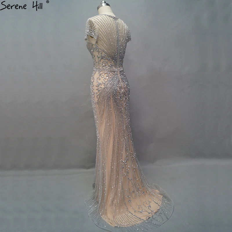 Серен Хилл роскошное сексуальное вечернее платье без рукавов с круглым вырезом новейший дизайн Бисероплетение официальное вечернее платье CLA60742