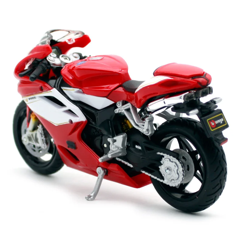 Bburago 1:18 MV Agusta F4 RR 2012 красный и белый Мотоцикл Велосипед литая модель игрушки новинка в коробке Новое поступление 51056