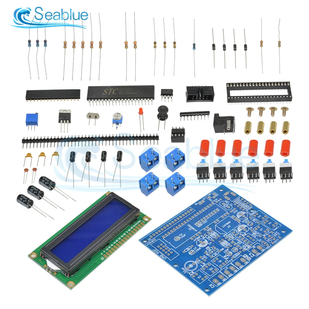 Digital Secohmmeter Cap Meter DIY Kit Freq Inductance Tester For Enthusiast K0E0