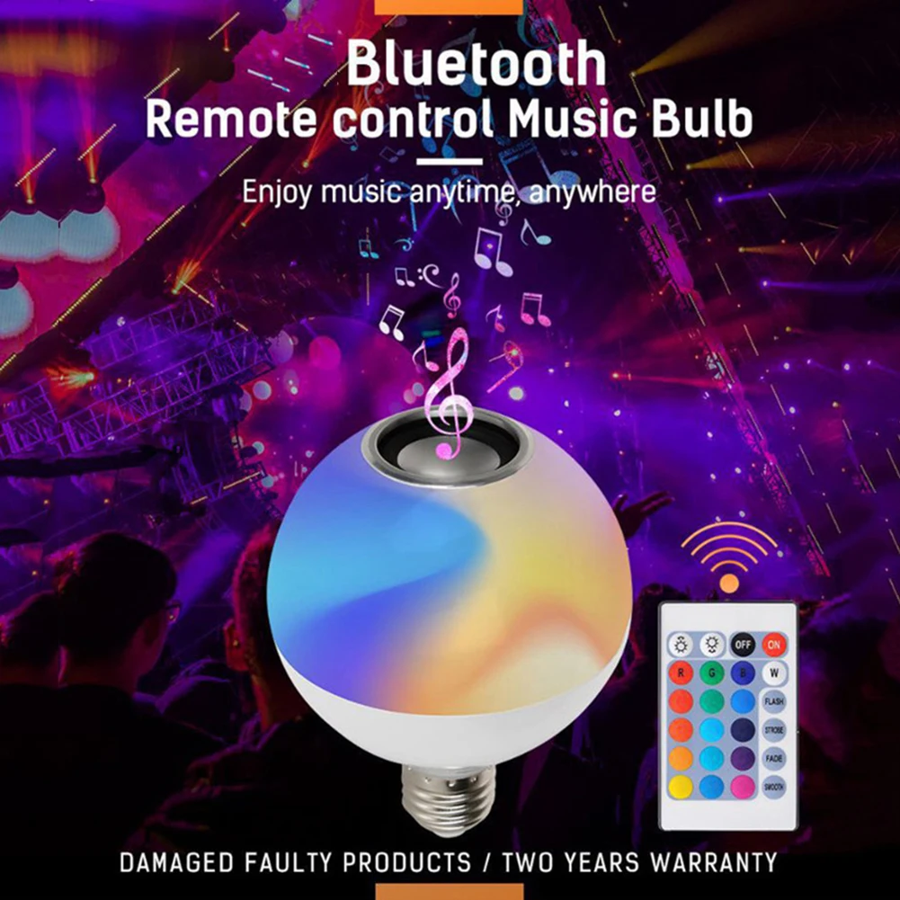 40 Вт Светодиодный светильник E27 RGB Bluetooth-совместимый музыкальный потолочный