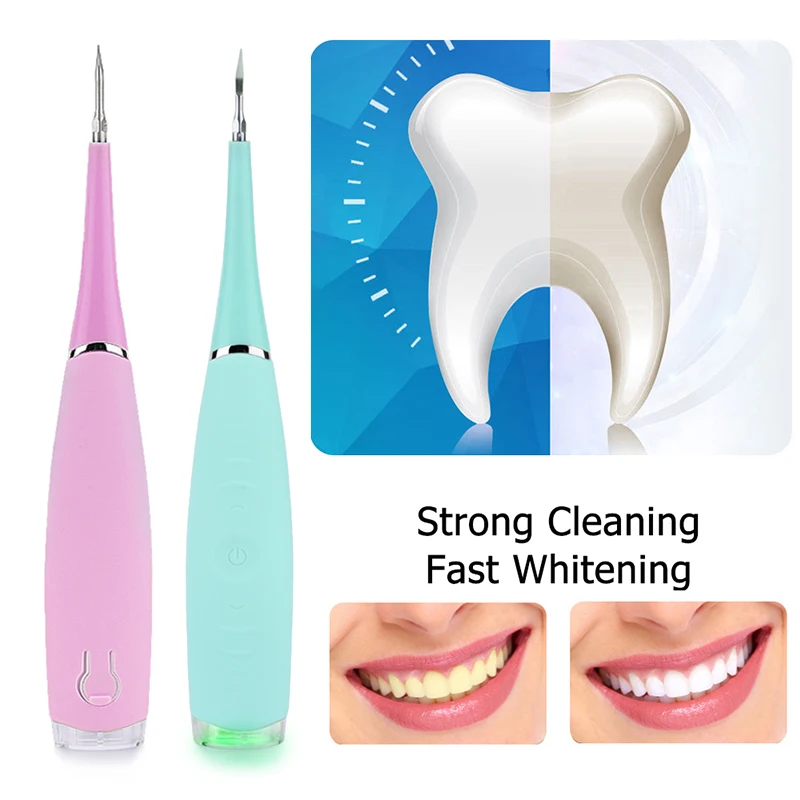 Electric Ultrasonic Sonic Dental Scaler Tooth Calculus Remover Cleaner