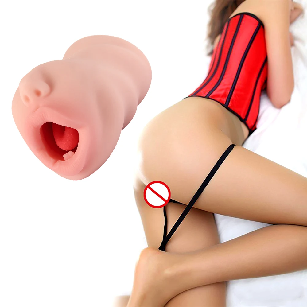 Новый реалистичный Мужской мастурбатор Aritificial оральное влагалище карман