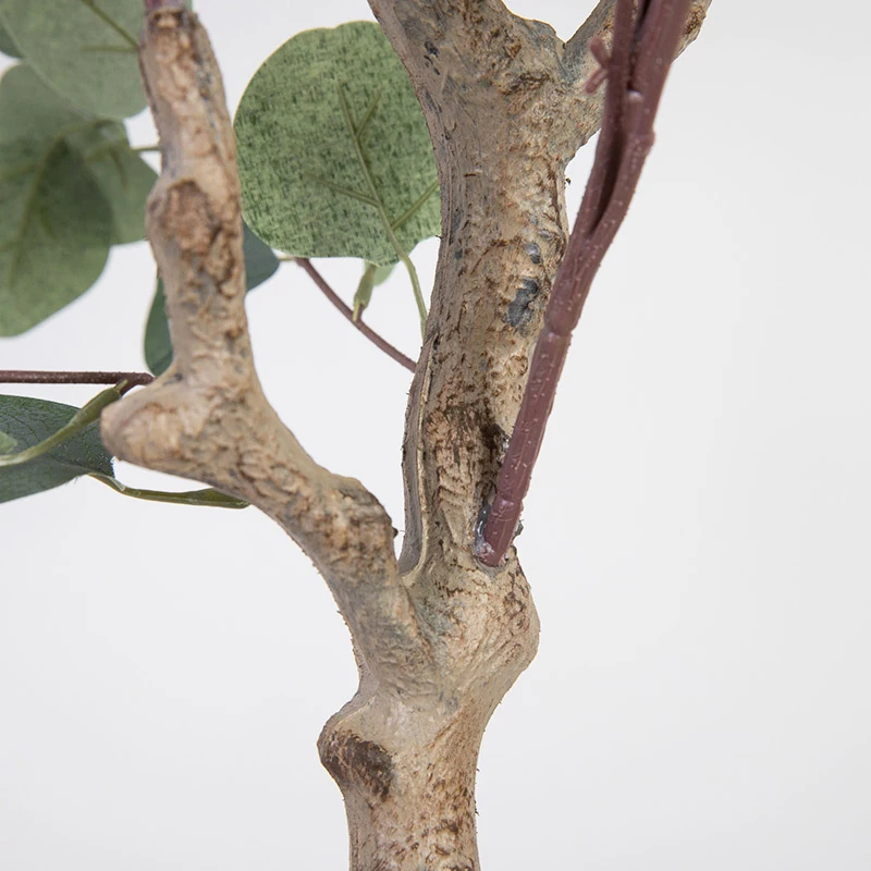 180cm Large Artificial Eucalyptus Tree Tropical Fake Plants Silk Leaves Green Indoor Bonsai For Living Room Office Wedding Decor